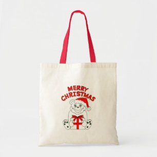 Bolso De Tela Feliz Navidad