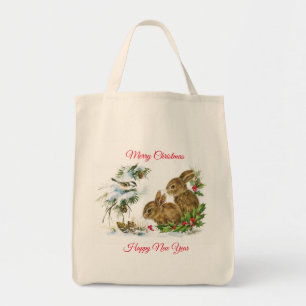 Bolso De Tela Feliz Navidad