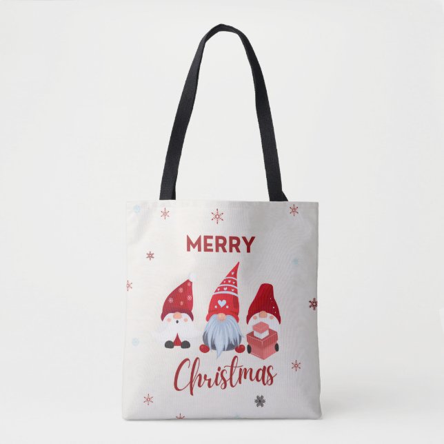 Bolso De Tela Feliz Navidad (Anverso)