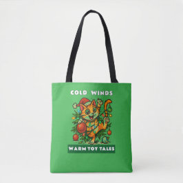Bolso De Tela Feliz Navidad