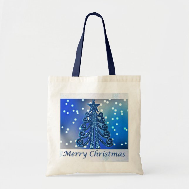 Bolso De Tela Feliz Navidad (Frente)
