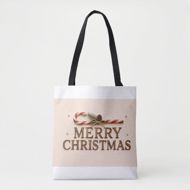 BOLSO DE TELA FELIZ NAVIDAD (Anverso)