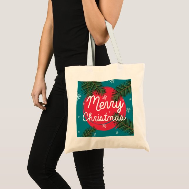 Bolso De Tela Feliz Navidad (Anverso (producto))