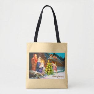 Bolso De Tela Feliz Navidad