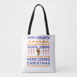 Bolso De Tela Feliz Navidad