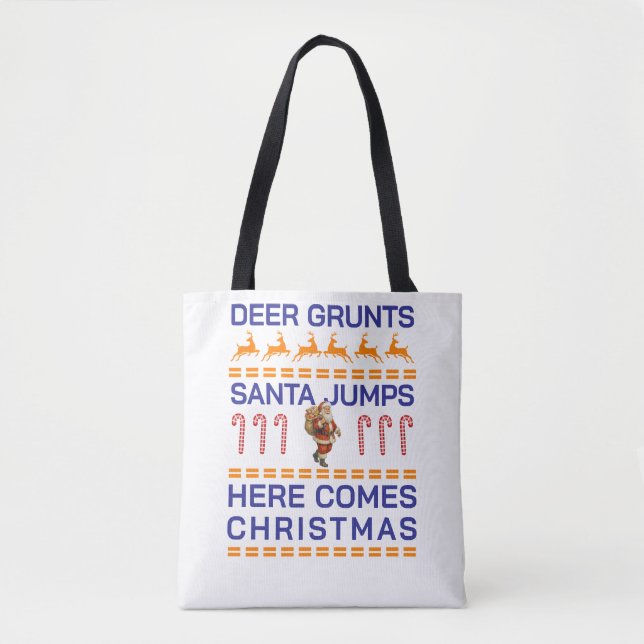 Bolso De Tela Feliz Navidad (Anverso)