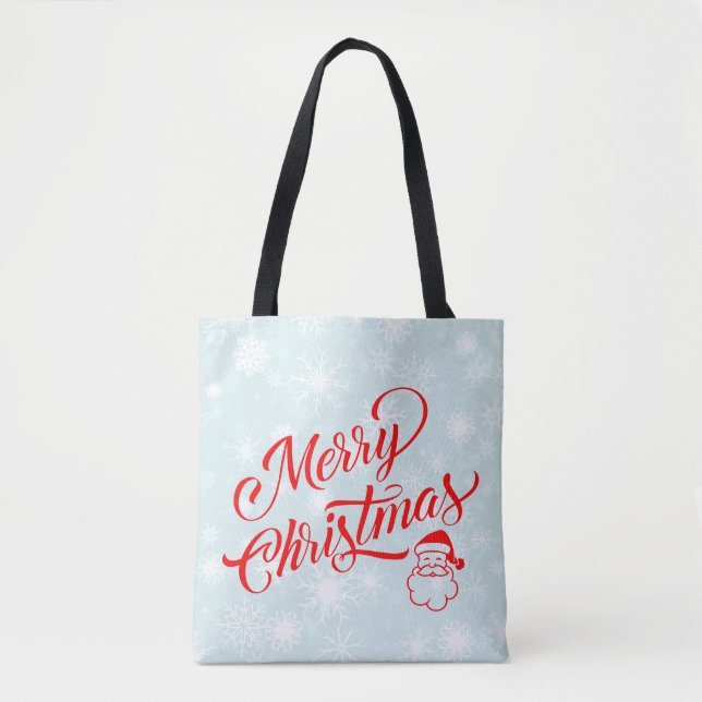 Bolso De Tela Feliz Navidad (Anverso)