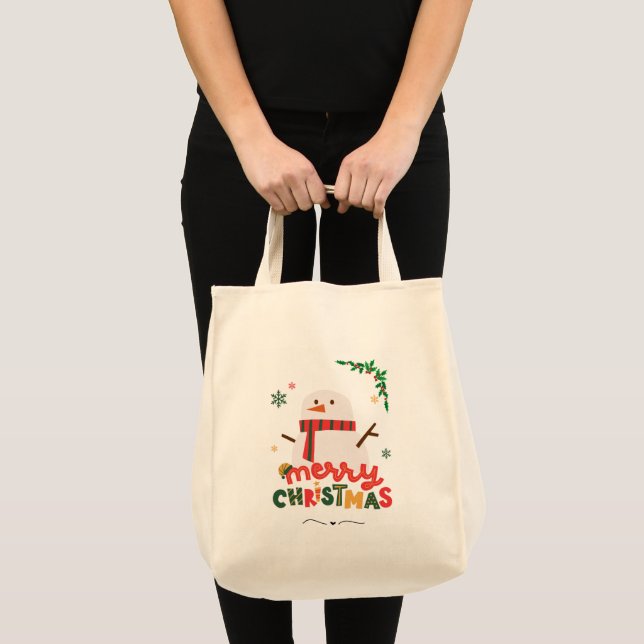 Bolso De Tela Feliz Navidad (Anverso (producto))