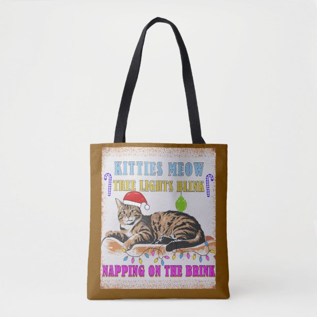 Bolso De Tela Feliz Navidad (Anverso)