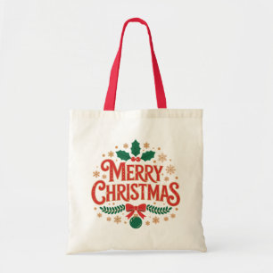 Bolso De Tela Feliz Navidad
