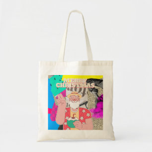 Bolso De Tela Feliz Navidad 2024