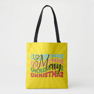 Bolso De Tela Feliz Navidad-79232