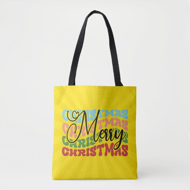 Bolso De Tela Feliz Navidad-79232 (Anverso)