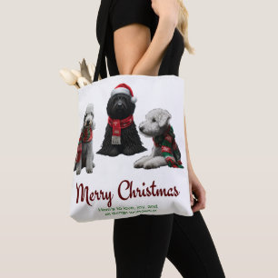 Bolso De Tela Feliz Navidad a los perros