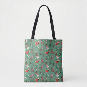 Bolso De Tela Feliz Navidad Bulldoges franceses