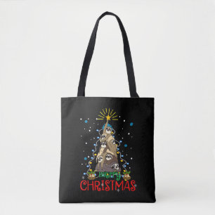 Bolso De Tela Feliz Navidad Cute Snowman Canvas impresas