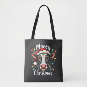 Bolso De Tela Feliz Navidad Divertida Vaca Amantes De Ganado