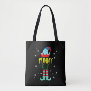 Bolso De Tela Feliz Navidad - Divertidos Navidades Elf