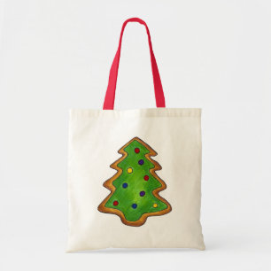 Bolso De Tela Feliz Navidad Green Sugar Cookie Tree Holiday