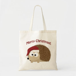 Bolso De Tela Feliz Navidad! Hedgehog
