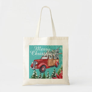 Bolso De Tela Feliz Navidad Invierno Snowfall Tote Bag