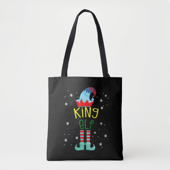 Bolso De Tela Feliz Navidad King (Anverso)
