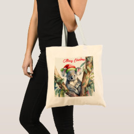 Bolso De Tela Feliz Navidad Koala sentado en Gumtree