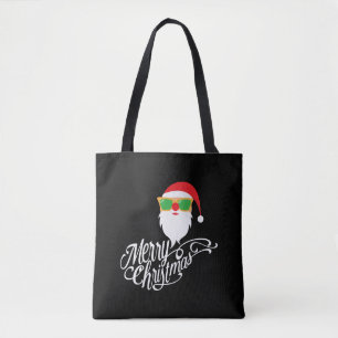 Bolso De Tela Feliz Navidad Santa