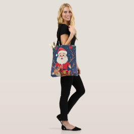 Bolso De Tela Feliz Navidad santa