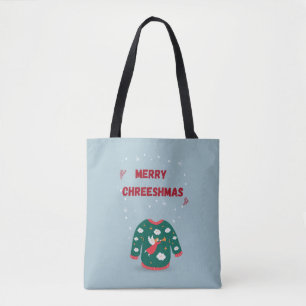 Bolso De Tela Feliz Navidad Ugly Sweater Angel