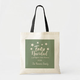 Bolso De Tela Feliz Navidad y próspero año nuevo