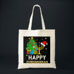 Bolso De Tela Feliz Navidades judíos de Chrismukkah Hanukkah Hol<br><div class="desc">Felices Navidades judíos de Chrismukkah Hanukkah Holiday Chanukah</div>