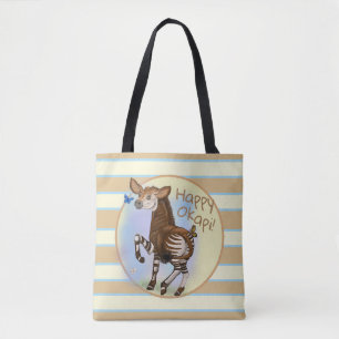 Bolso De Tela ¡Feliz Okapi!