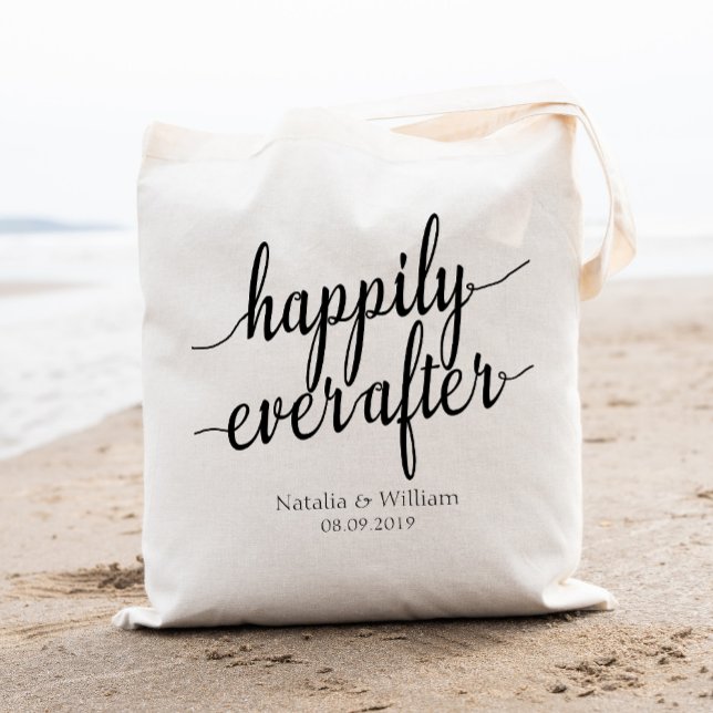 Bolso De Tela Feliz para siempre después de la bienvenida person (Subido por el creador)