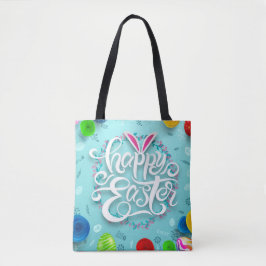 Bolso De Tela Feliz Pascua