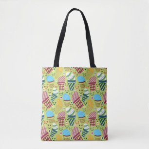 Bolso De Tela Feliz Pascua