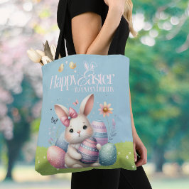Bolso De Tela Feliz Pascua a todo el mundo
