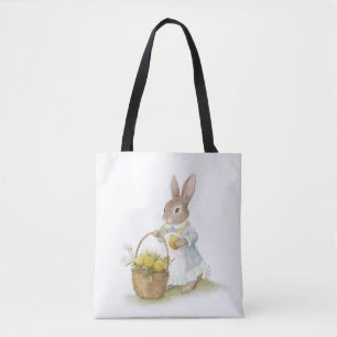 Bolso De Tela Feliz Pascua con Peter Rabbit