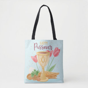 Bolso De Tela Feliz Passover Tote Bag