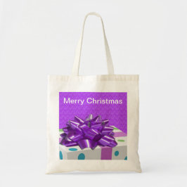 Bolso De Tela Feliz Personalizable navideño