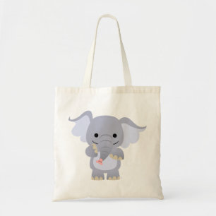 Bolso De Tela Feliz Personalizado Elephant Bag