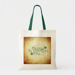 Bolso De Tela Feliz Rústico del Día de San Patricio