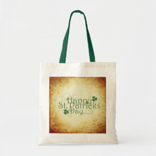 Bolso De Tela Feliz Rústico del Día de San Patricio