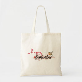 Bolso De Tela Feliz septiembre