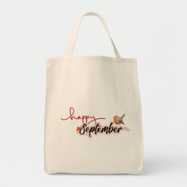 Bolso De Tela Feliz septiembre