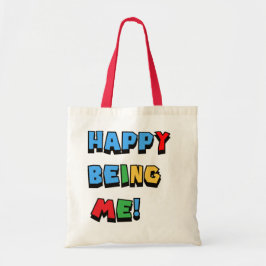 Bolso De Tela Feliz ser yo