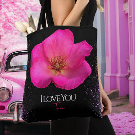 Bolso De Tela Felt Pen Rosa rosa - Moderna personalizada