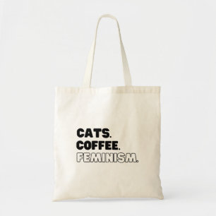 Bolso De Tela Feminismo en el café de los gatos
