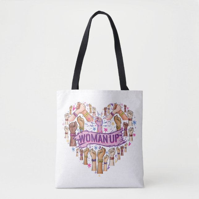 Bolso De Tela Feminismo Fuerte empoderamiento feminista Feminis (Anverso)
