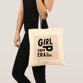 Bolso De Tela Feminista de la era del poder chica